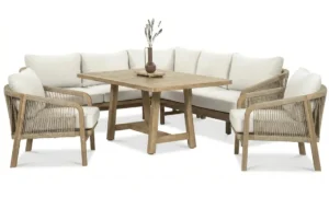 MARIGOLD DINING NAROŻNIK+2x FOTEL (008497)