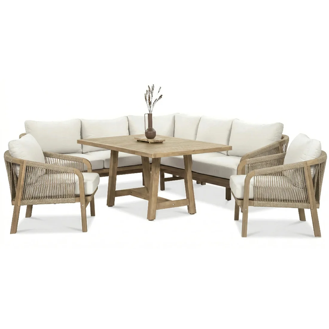 MARIGOLD DINING NAROŻNIK+2x FOTEL (008497)