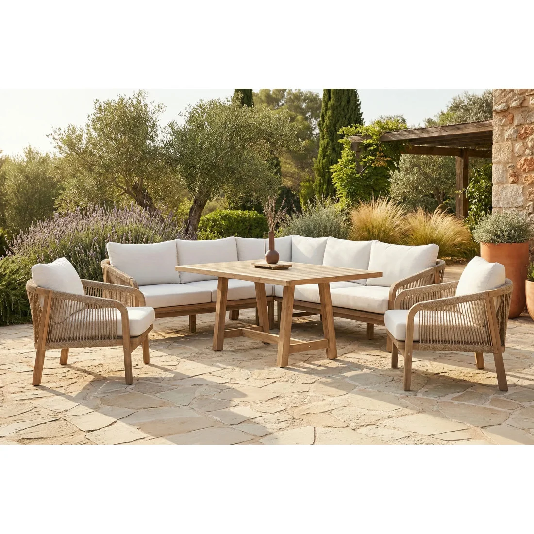 MARIGOLD DINING NAROŻNIK+2x FOTEL (008497) - obrazek 3