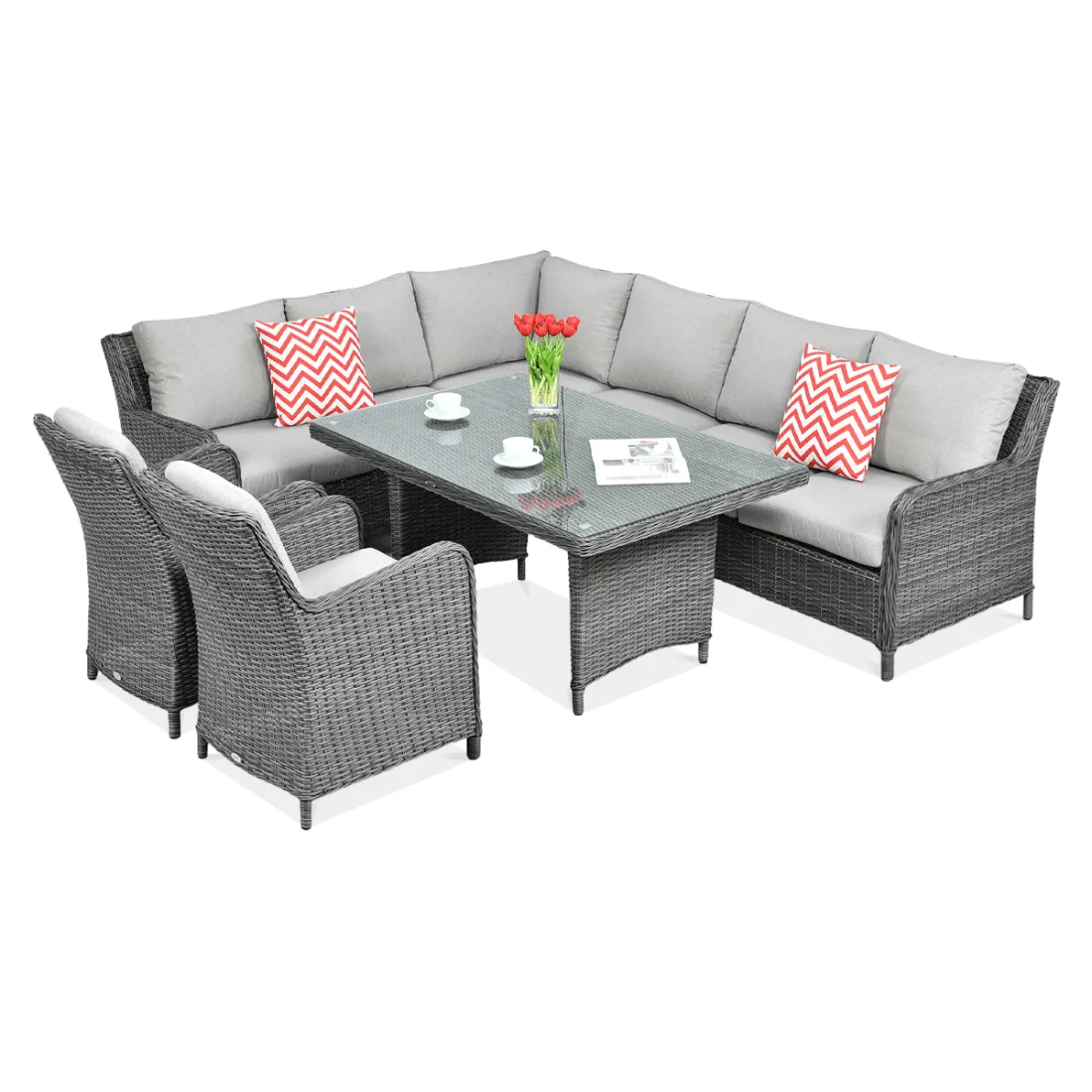 MARYLAND DINING NAROŻNIK DARK GREY (002665)