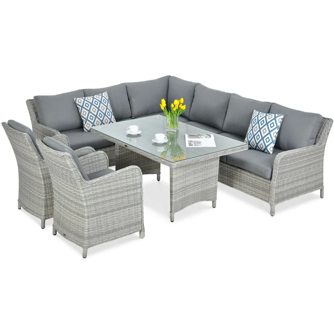 MARYLAND DINING NAROŻNIK STONE GREY (003019) - obrazek 3