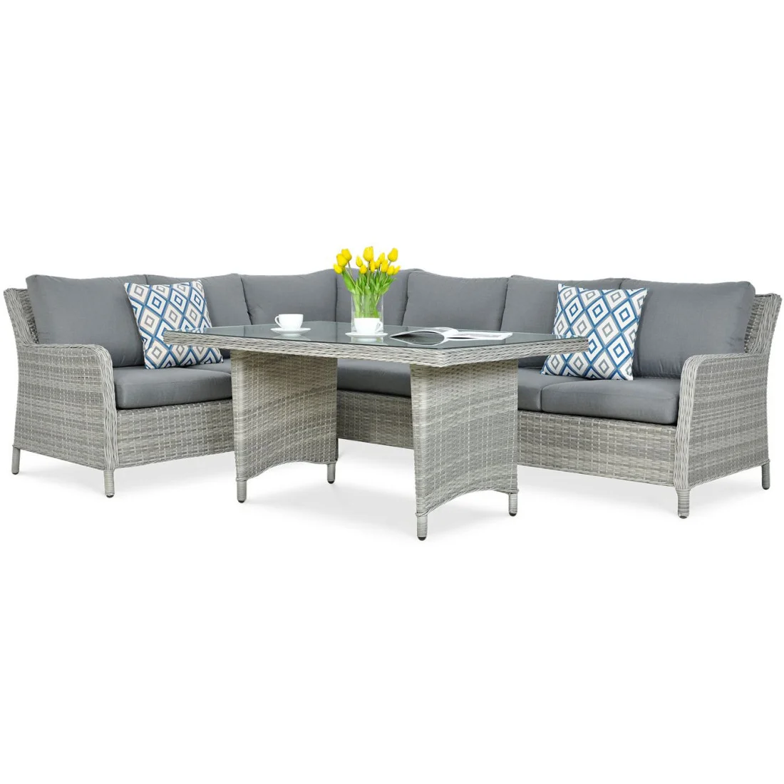 MARYLAND DINING NAROŻNIK STONE GREY (003019) - obrazek 5