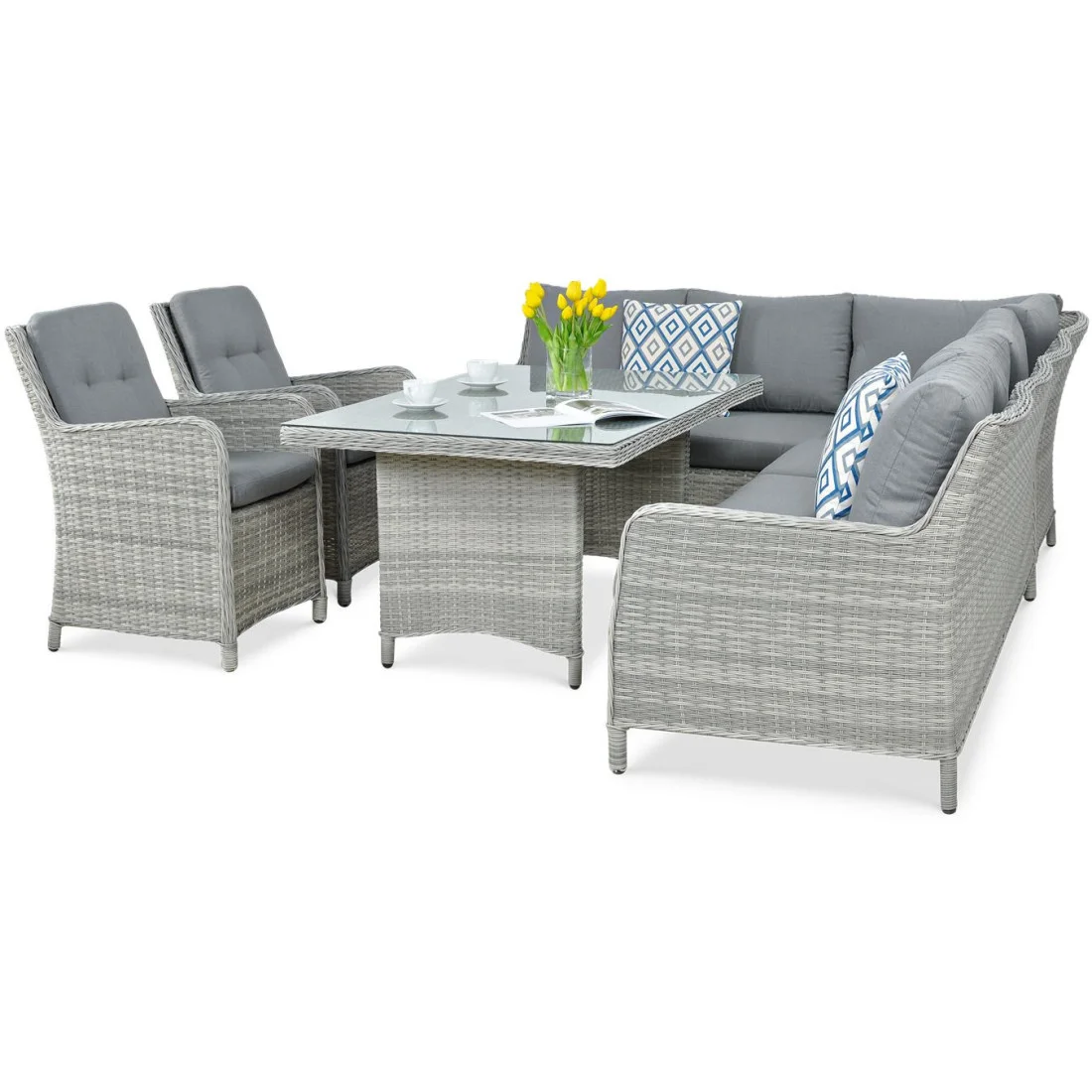 MARYLAND DINING NAROŻNIK STONE GREY (003019) - obrazek 4
