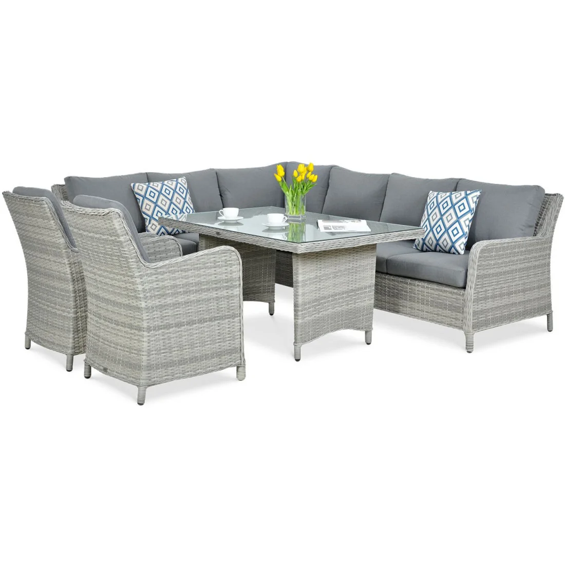 MARYLAND DINING NAROŻNIK STONE GREY (003019) - obrazek 2
