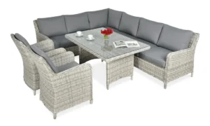 MARYLAND DINING NAROŻNIK WHITE GREY (002439)