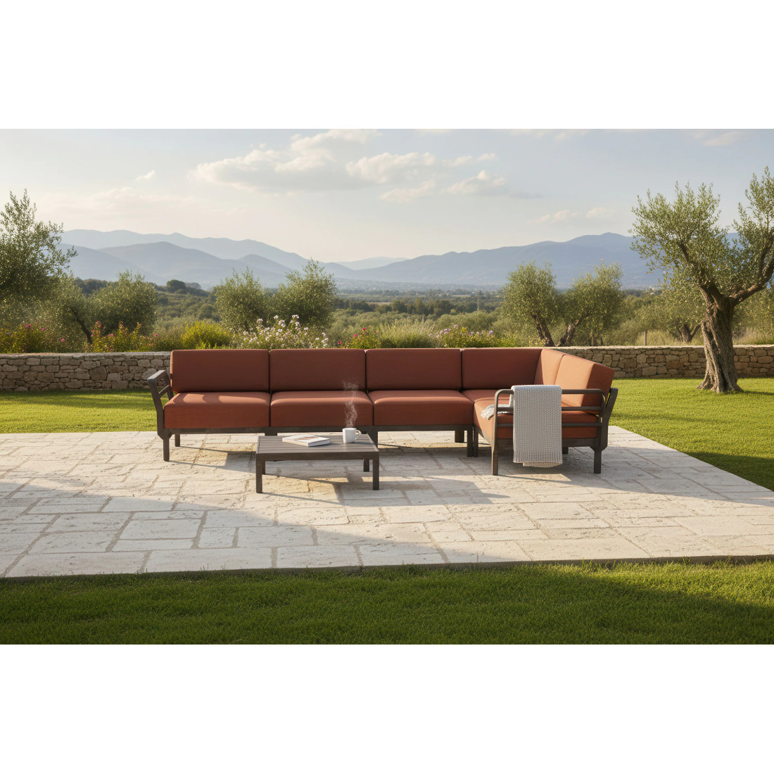 MAXIMO 5 NAROŻNIK TERRA-CANNELLA+MAXIMO TABLE TERRA (007826) - obrazek 5