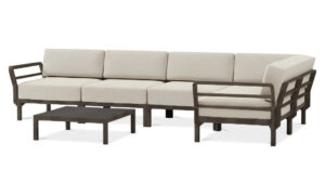 MAXIMO 5 NAROŻNIK TERRA-PERLA+MAXIMO TABLE TERRA (007829)