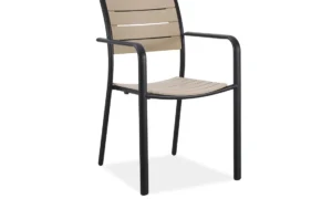 MILO KRZESŁO BLACK/BEIGE (008845)