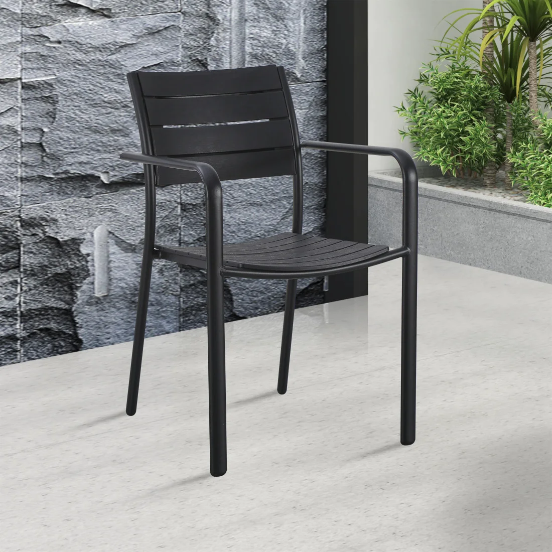 MILO KRZESŁO BLACK (008844) - obrazek 3