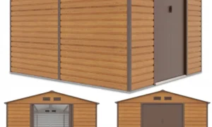 MONTREAL 9x10 DOMEK METALOWY OAK/BROWN (003822)