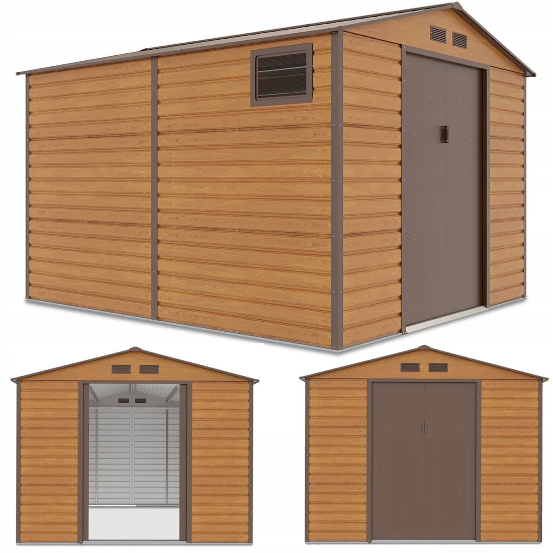 MONTREAL 9x10 DOMEK METALOWY OAK/BROWN (003822)
