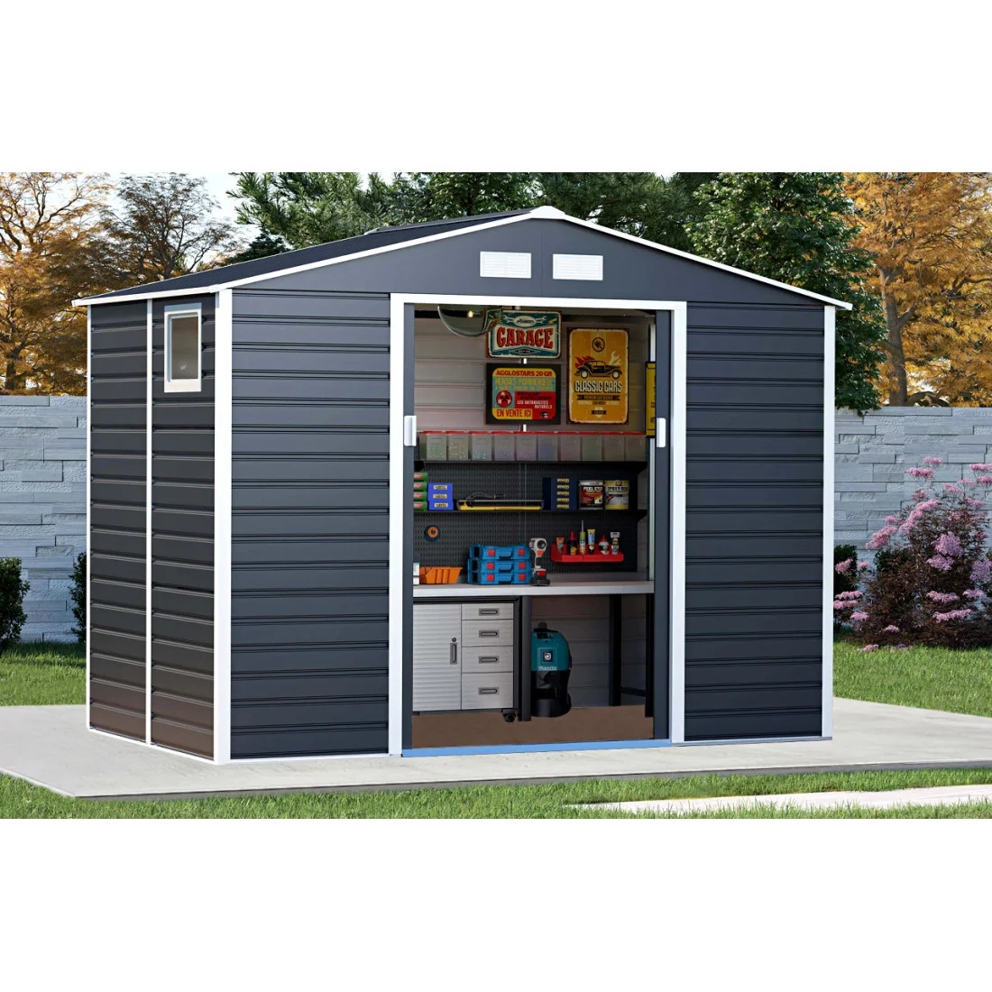 MONTREAL 9x6 DOMEK METALOWY COLD GREY (003103) - obrazek 4