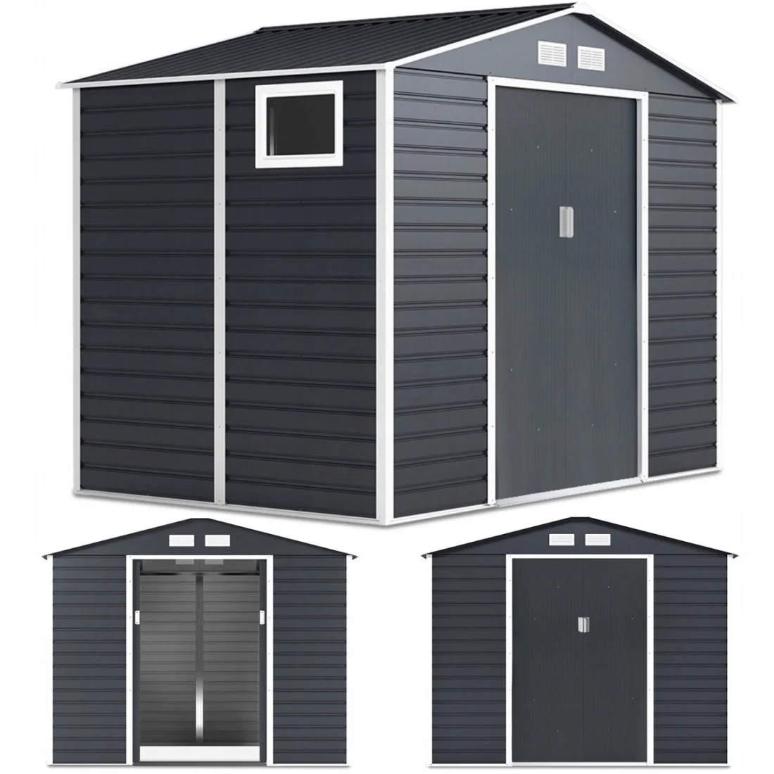 MONTREAL 9x6 DOMEK METALOWY COLD GREY (003103)