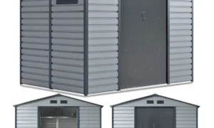 MONTREAL 9x6 DOMEK METALOWY LIGHT GREY (003104)