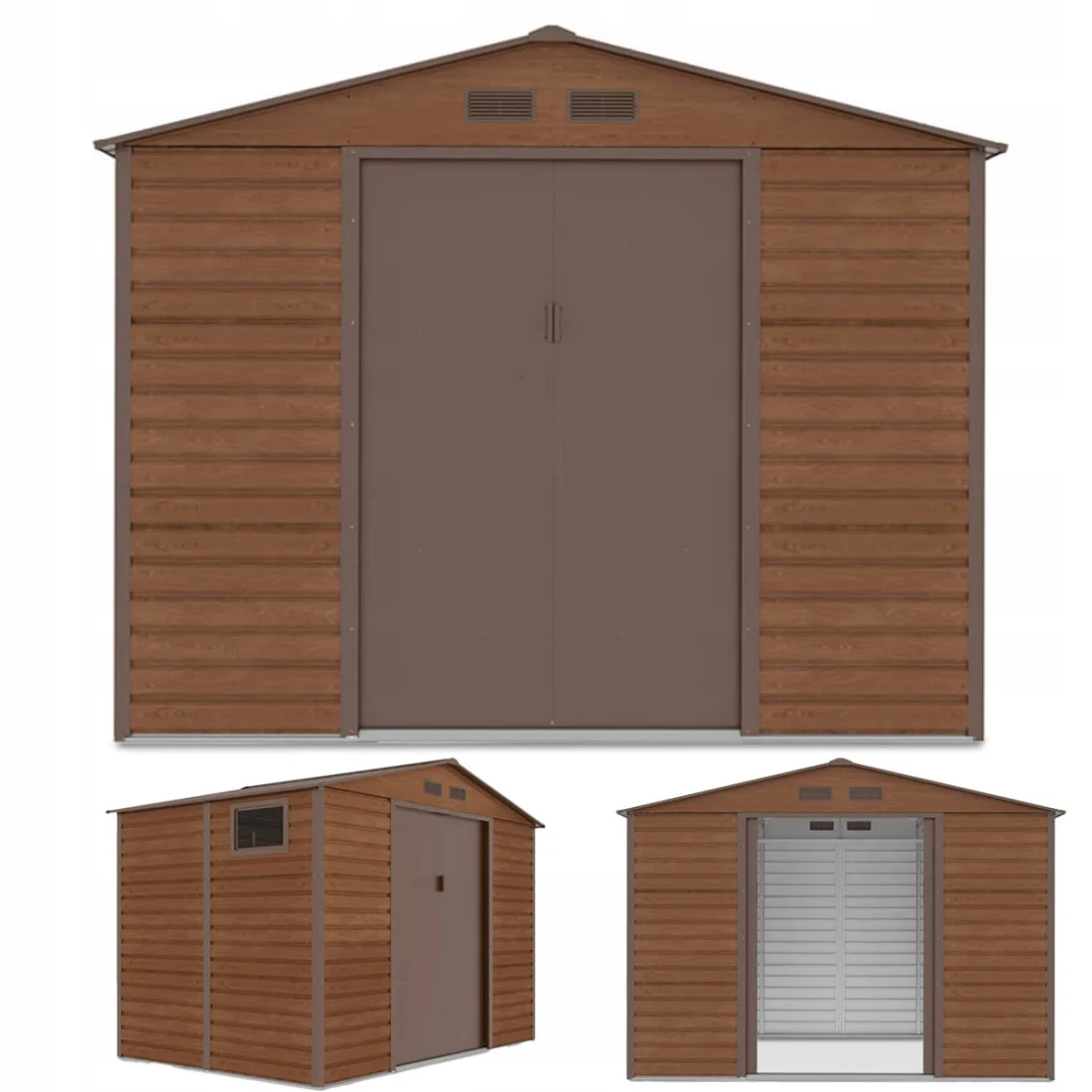 MONTREAL 9x6 DOMEK METALOWY WALNUT (003394)