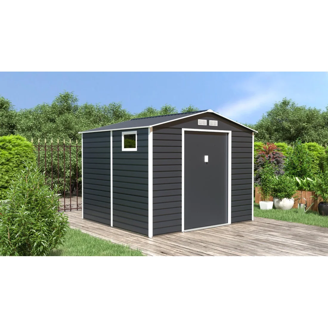 MONTREAL 9x8 DOMEK METALOWY COLD GREY (003395) - obrazek 4