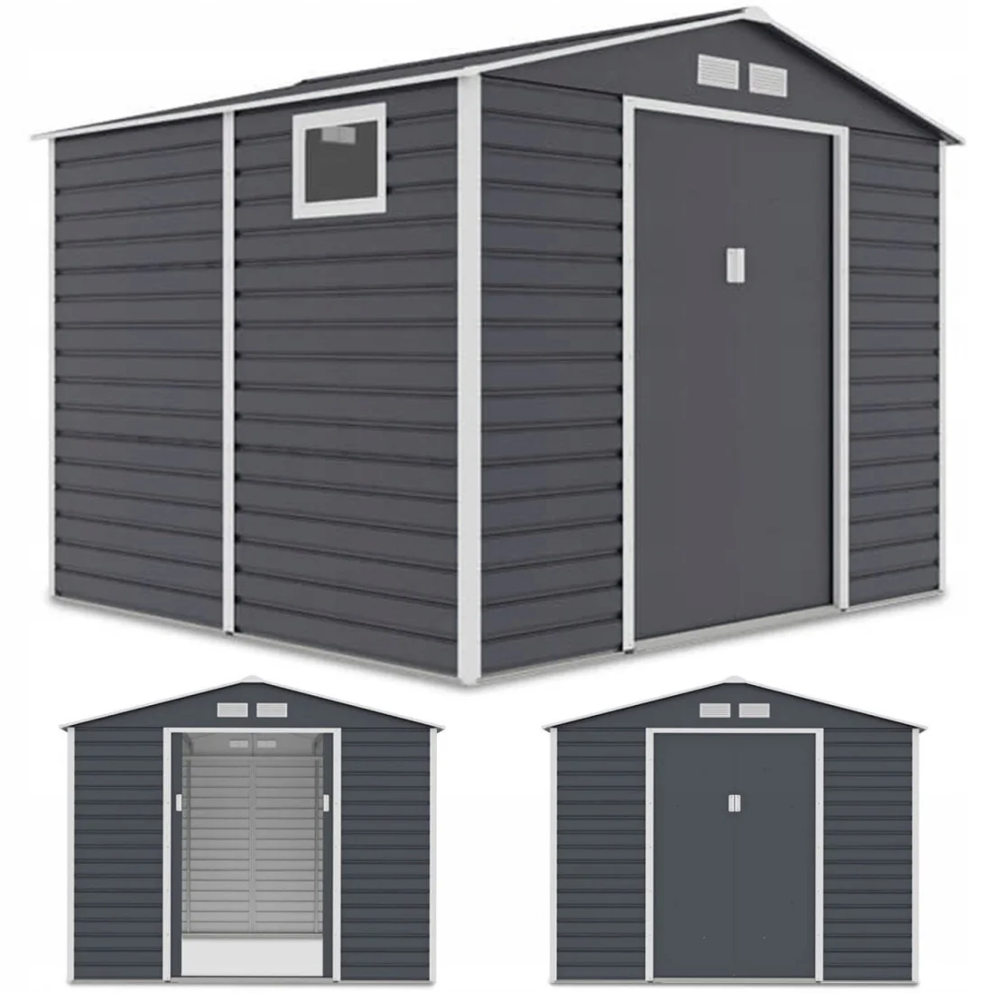 MONTREAL 9x8 DOMEK METALOWY COLD GREY (003395)