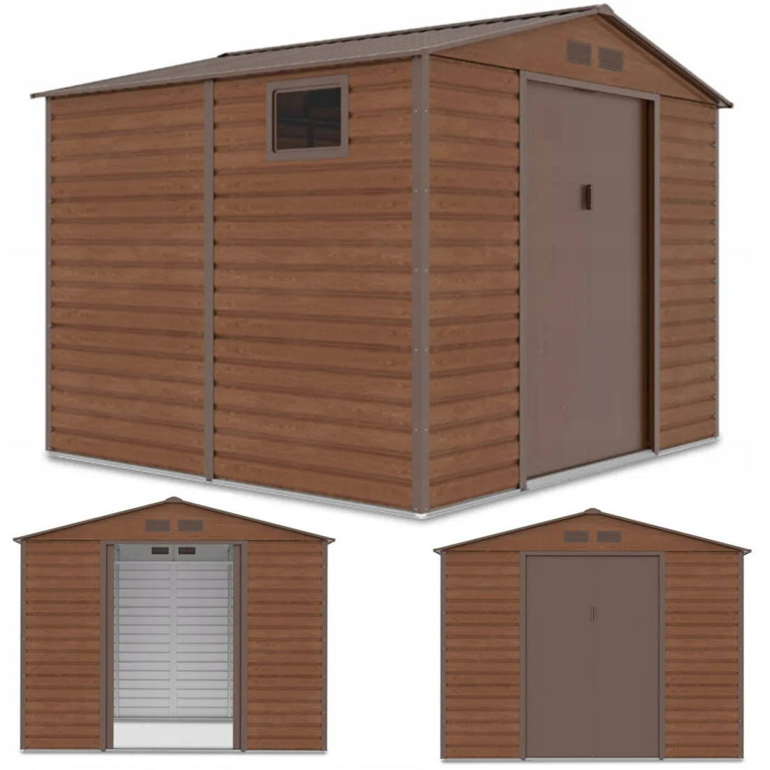 MONTREAL 9x8 DOMEK METALOWY WALNUT (003397)