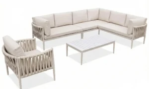 MONZA CAFFE+FOTEL NAROŻNIK BEIGE (008491)