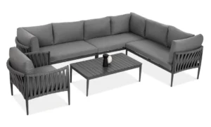 MONZA CAFFE+FOTEL NAROŻNIK GREY (004555)