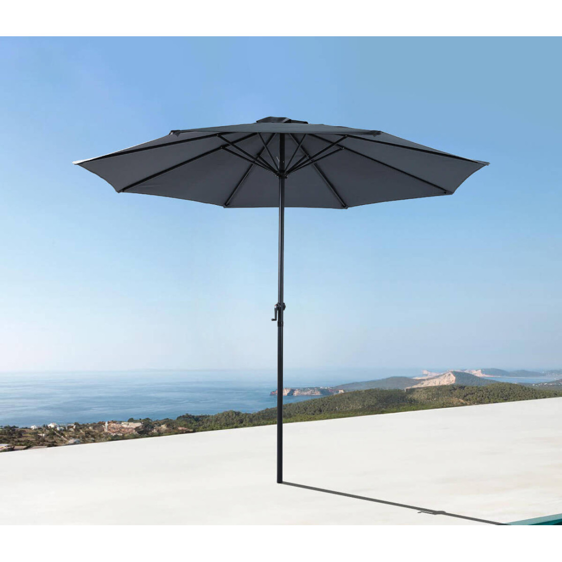 MOOREA PARASOL CENTRALNY 3.0M DARK GREY (005809) - obrazek 3