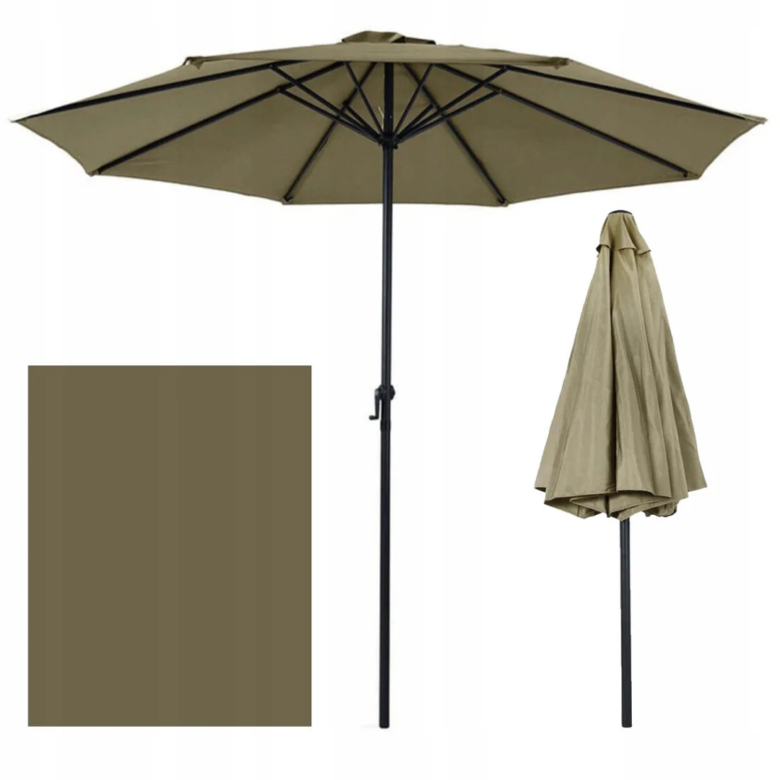 MOOREA PARASOL CENTRALNY 3.0M TAUPE (005810)