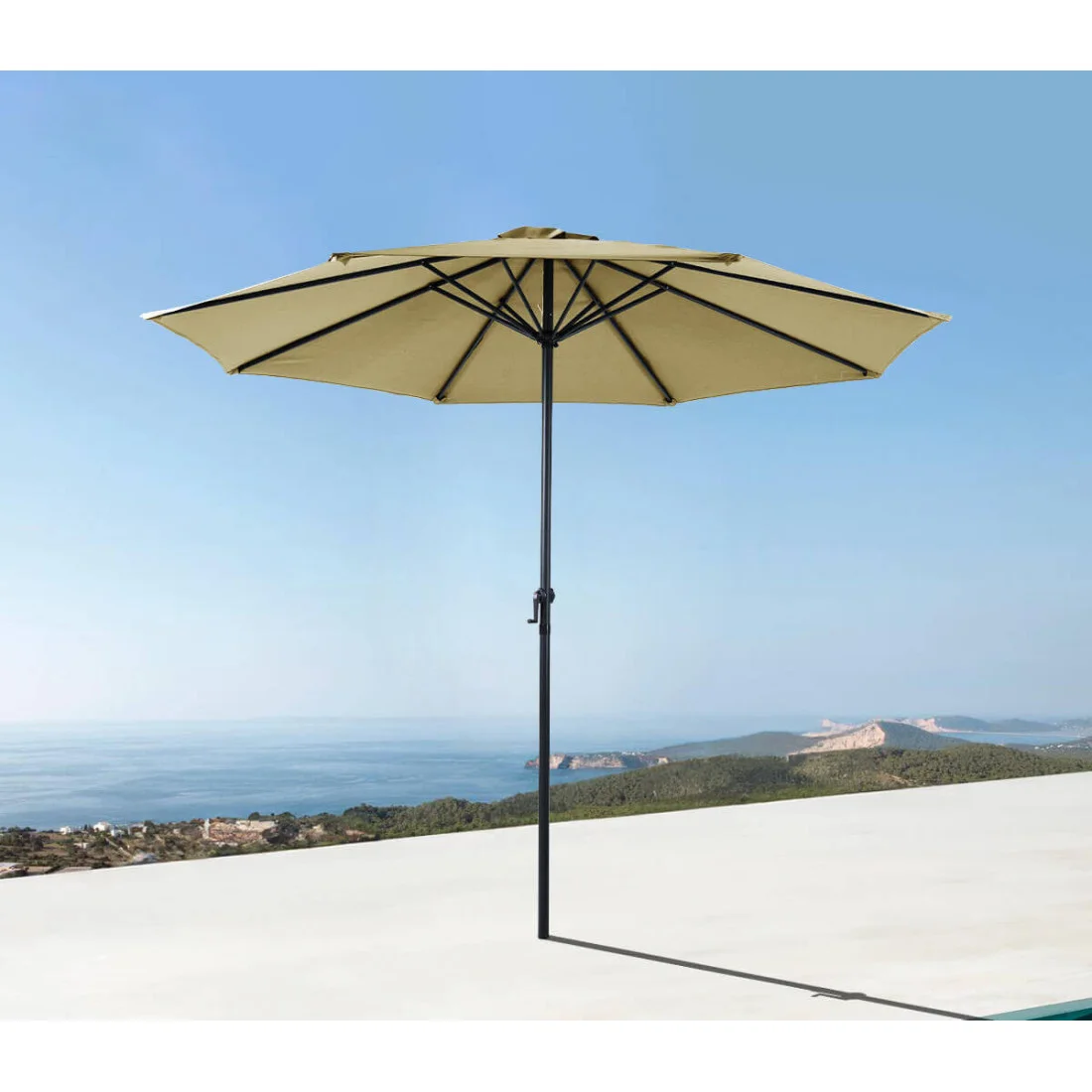MOOREA PARASOL CENTRALNY 3.0M TAUPE (005810) - obrazek 3