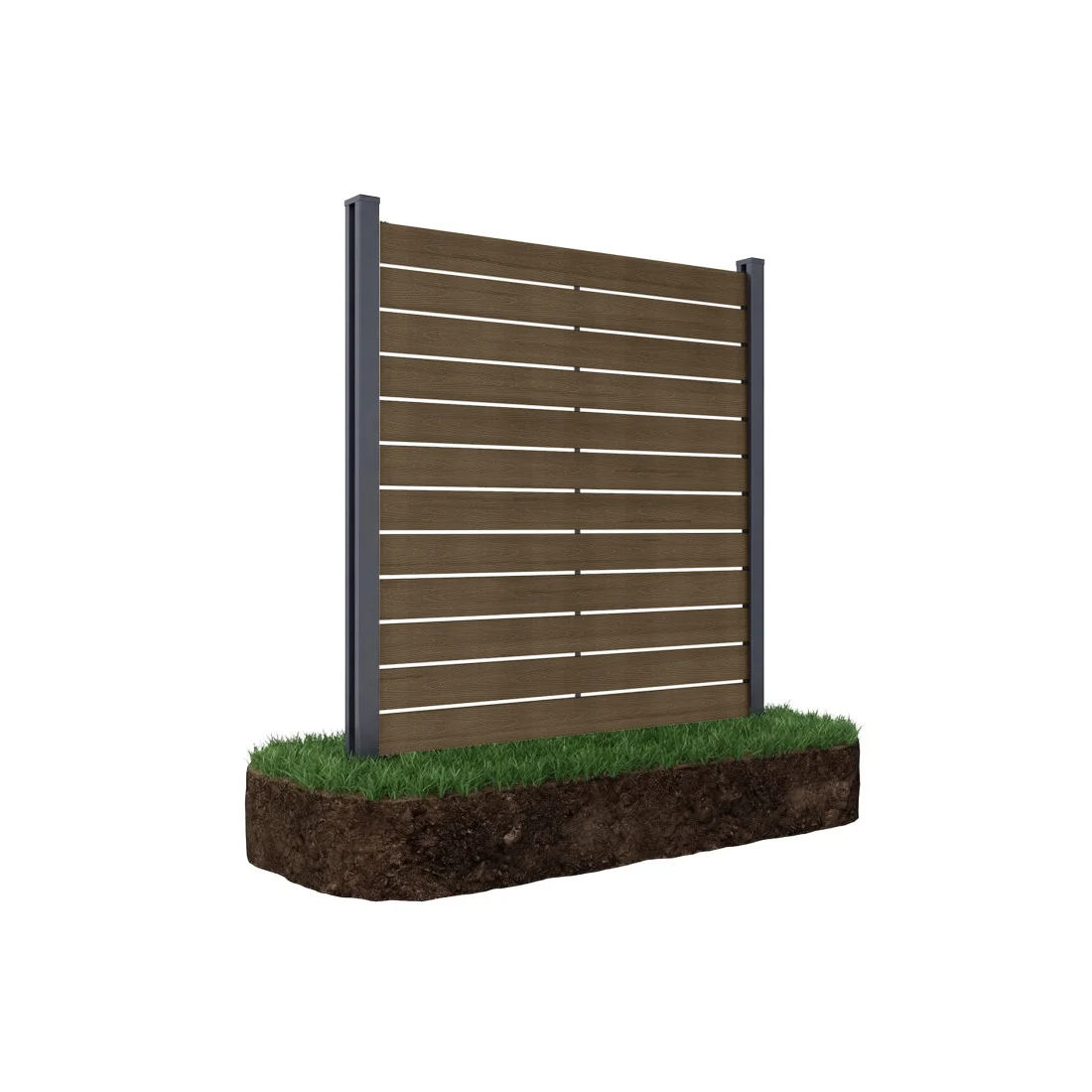 NEO PRZĘSŁO OGRODZENIOWE 1.8M PODŁOŻE MIĘKKIE TEAK (009664)