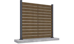 NEO PRZĘSŁO OGRODZENIOWE 1.8M PODŁOŻE TWARDE TEAK (009660)