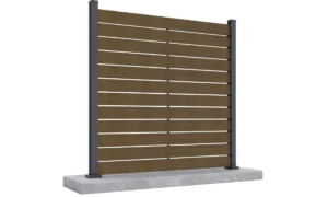 NEO PRZĘSŁO OGRODZENIOWE 1.8M PODŁOŻE TWARDE TEAK (009660)