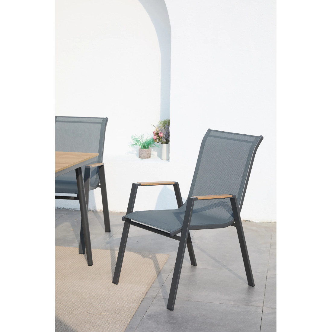 NOVA DINING 8+1 ZESTAW DARK GREY (008174) - obrazek 5
