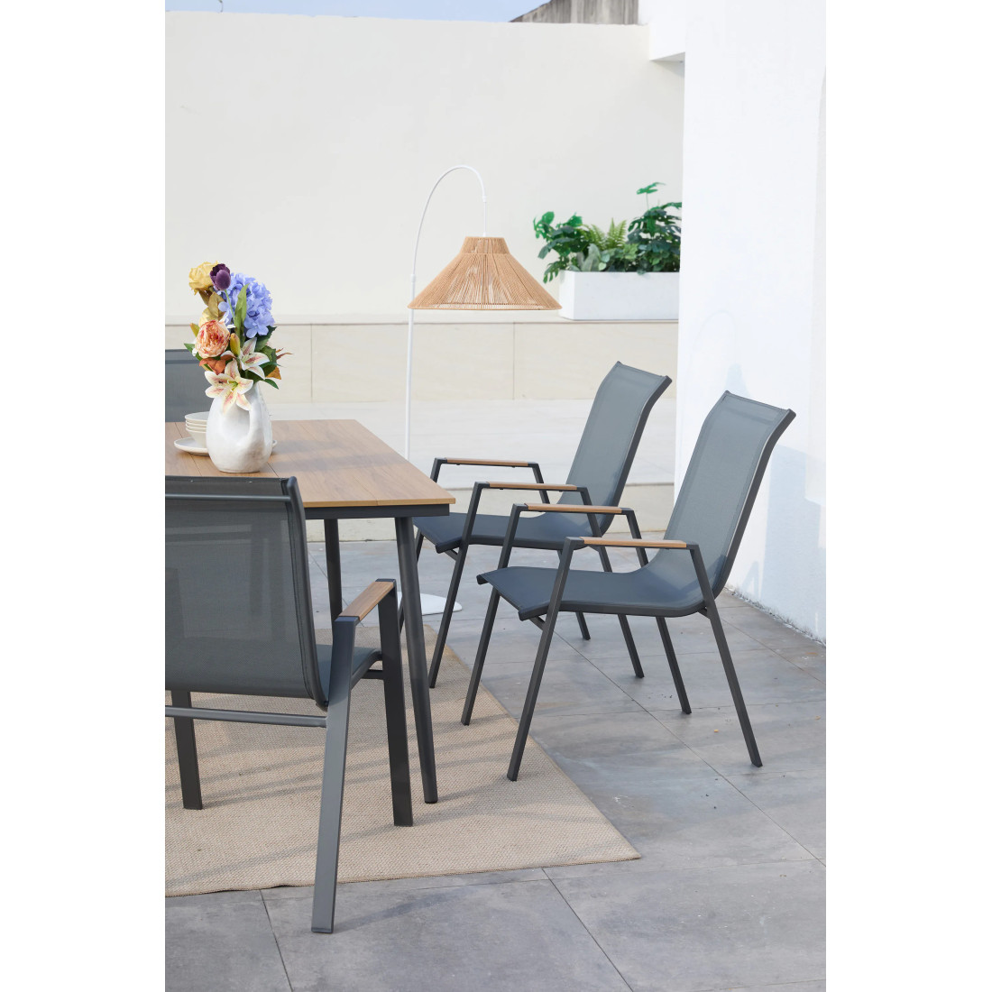 NOVA DINING 8+1 ZESTAW DARK GREY (008174) - obrazek 6