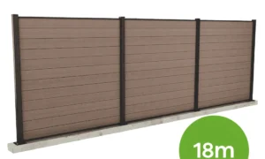 OGRODZENIE 18M BROWN PODŁOŻE TWARDE 180 (007953)