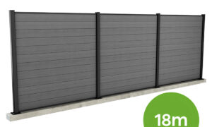 OGRODZENIE 18M GREY PODŁOŻE TWARDE 180 (007951)