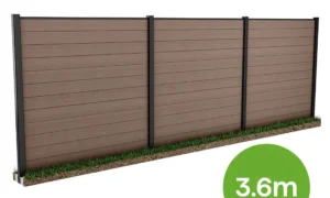 OGRODZENIE 3.6M BROWN PODŁOŻE MIĘKKIE 240 (007944)