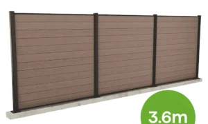 OGRODZENIE 3.6M BROWN PODŁOŻE TWARDE 180 (007945)