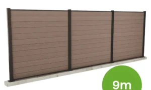 OGRODZENIE 9M BROWN PODŁOŻE TWARDE 180 (007949)
