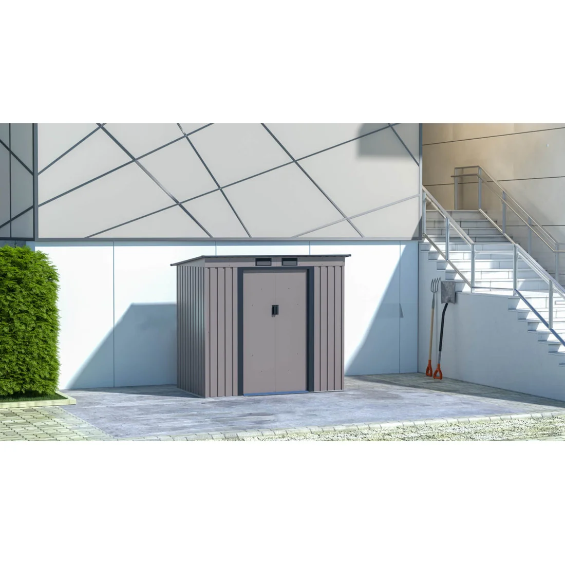 OREGON 7x4 DOMEK METALOWY WARM GREY (004031) - obrazek 4