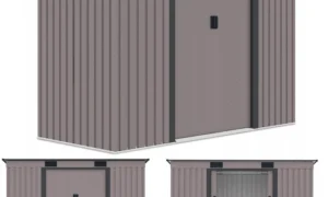 OREGON 9x4 DOMEK METALOWY WARM GREY (004036)