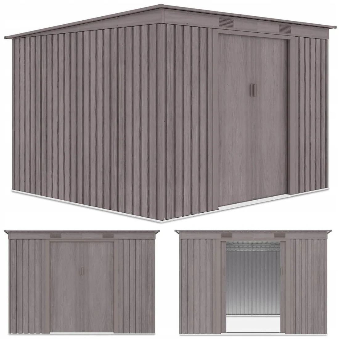 OREGON 9x6 DOMEK METALOWY LIGHT WOOD (004039)