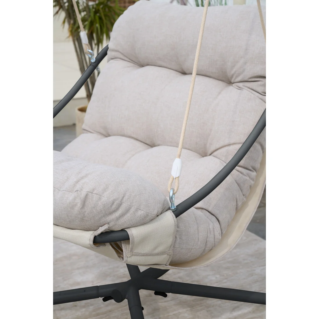 ORINOKO FOTEL WISZĄCY BEIGE (008187) - obrazek 9