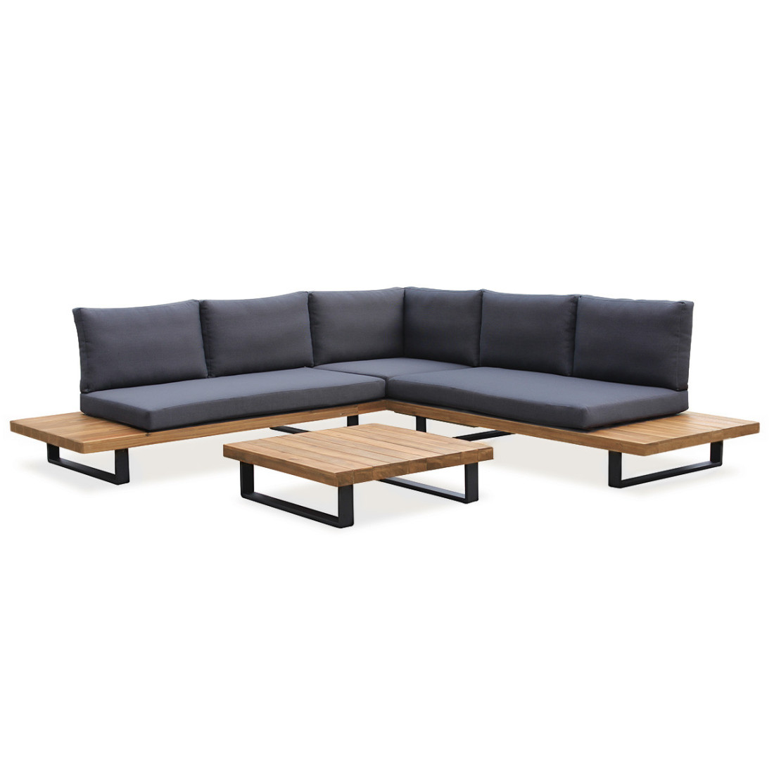 OSLO CAFFE NAROŻNIK ACACIA WOOD (007555) - obrazek 2