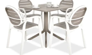 PALMA/CLIP 80 4+1 ZESTAW BIANCO TORTORA/TORTORA (001979)