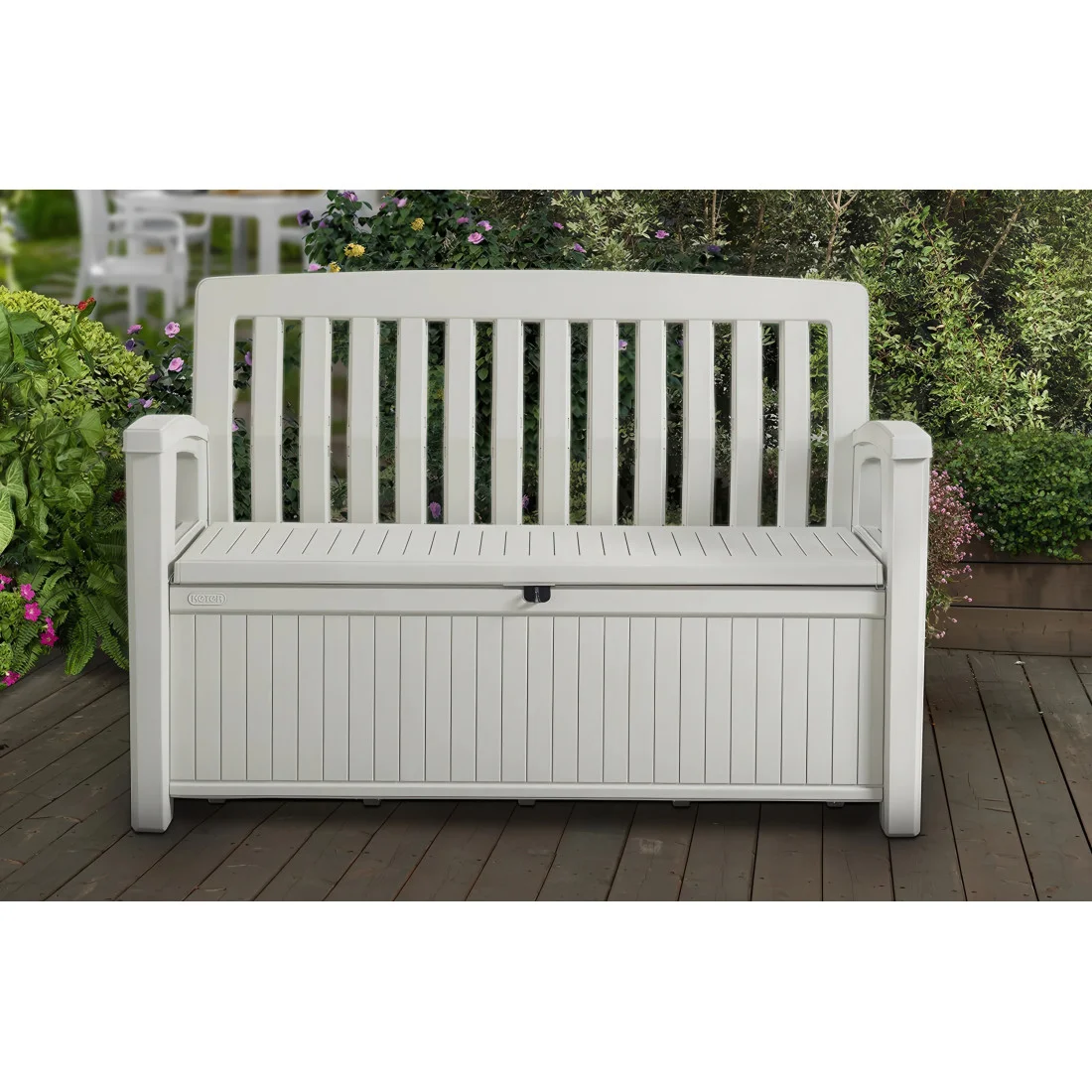 PATIO BENCH ŁAWKA/SKRZYNIA WHITE (002013) - obrazek 5