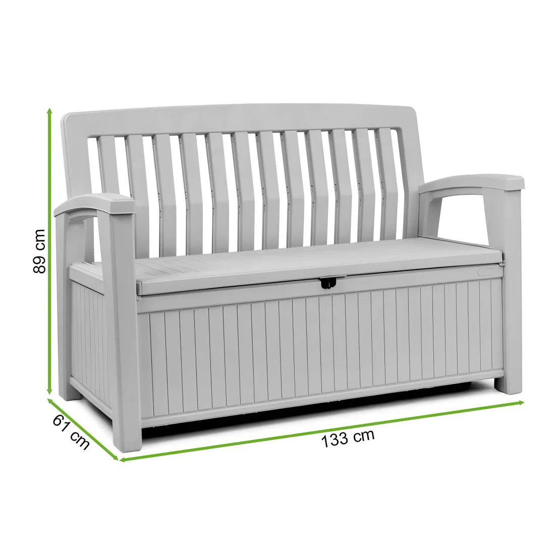 PATIO BENCH ŁAWKA/SKRZYNIA WHITE (002013) - obrazek 9