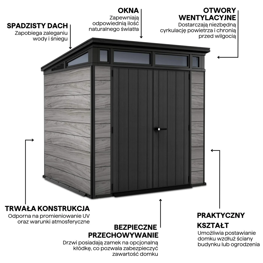 PENT 7x7 DOMEK STORM GREY (009203) - obrazek 4