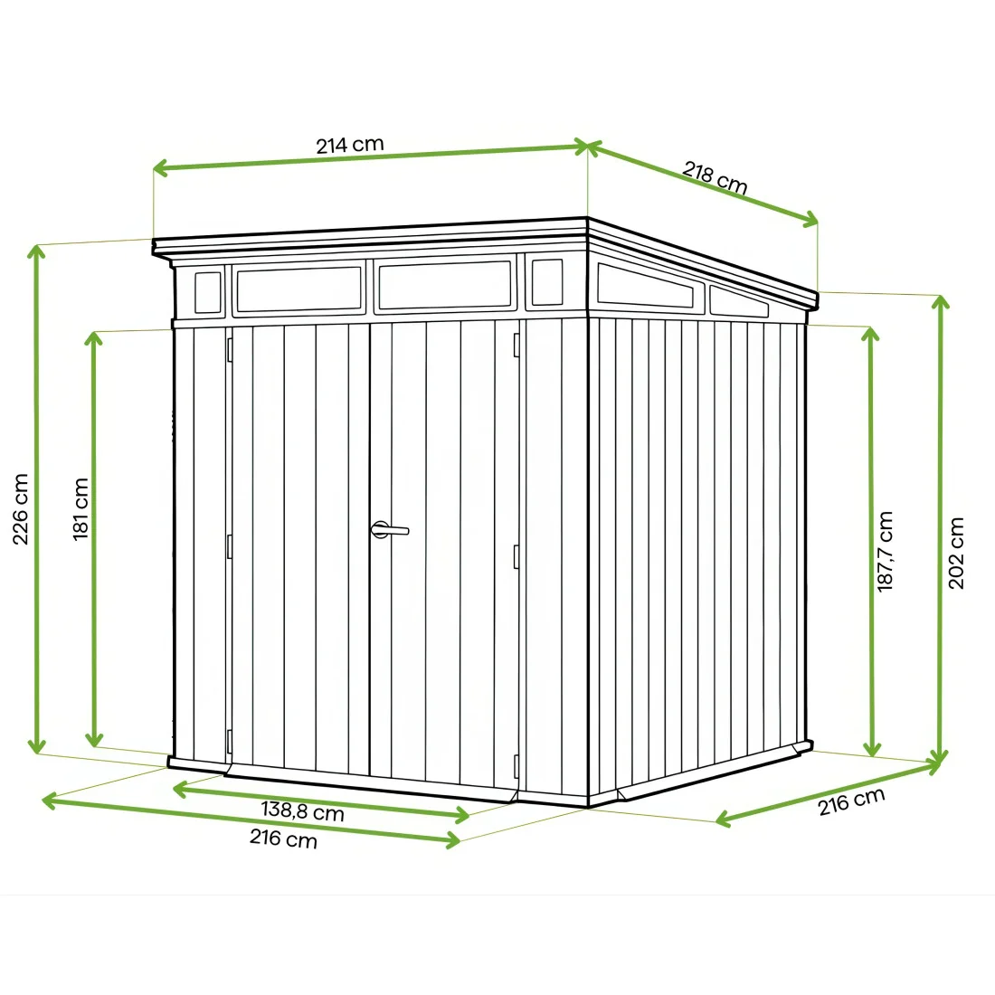 PENT 7x7 DOMEK STORM GREY (009203) - obrazek 2