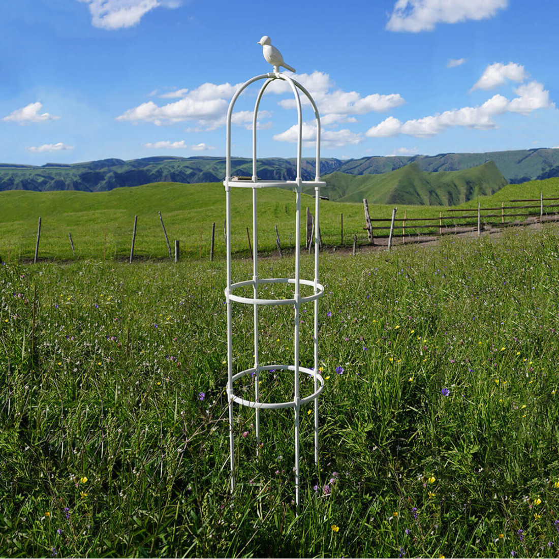 PERGOLA NA RÓŻE BIAŁA 180CM (006756) - obrazek 7