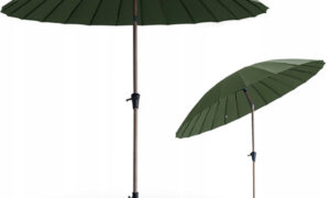 PHUKET WOOD PARASOL CENTRALNY 2.8M DARK GREEN (005817)