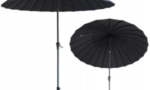 PHUKET WOOD PARASOL CENTRALNY 2.8M DARK GREY (005818)